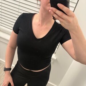 Wild Fable V Cut Crop Top Size Medium